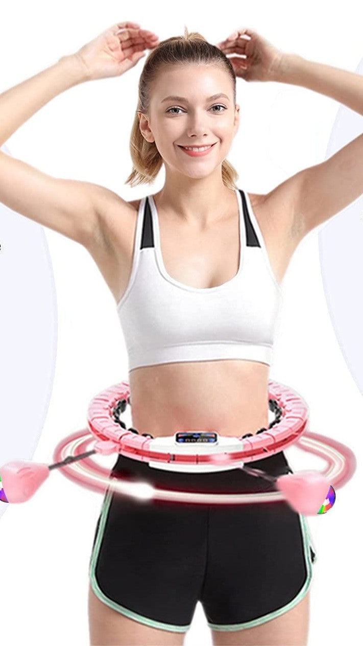 Smart LED Fat Burning Weighted Hula Hoop